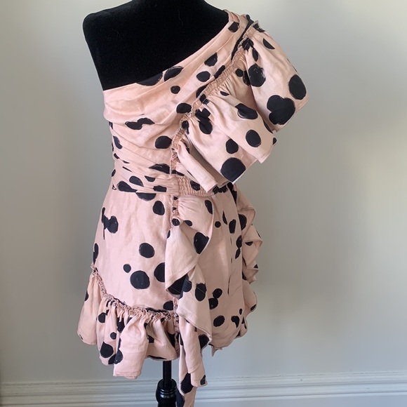 NWT Aje ‘Beronia’ Blogger Favourite Polka Dot Mini Dress Size 4 - Picture 9 of 12